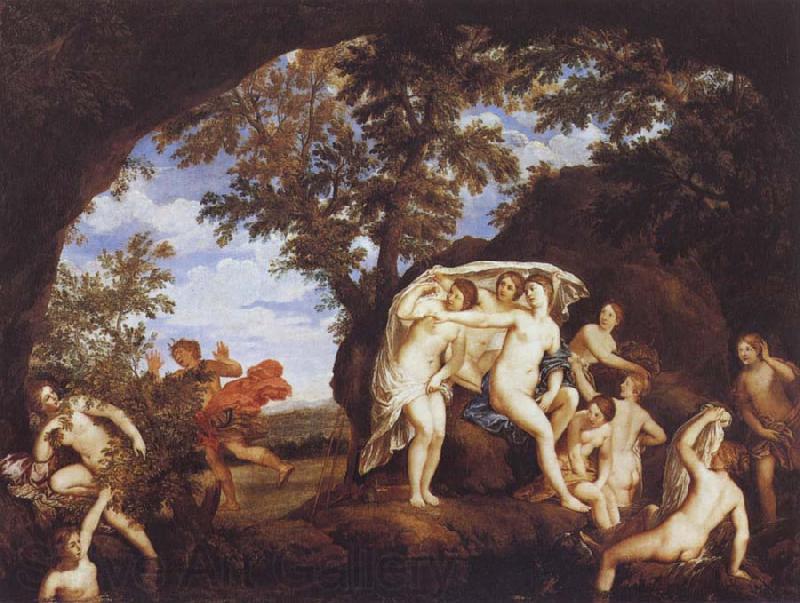 Albani Francesco Diana and Actaeon Spain oil painting art